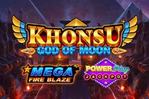 Playtech : Mega Fire Blaze: Khonsu God of Moon PowerPlay Jackpot - JFGAMING