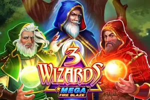 Playtech : Mega Fire Blaze: 3 Wizards - JFGAMING
