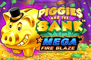 Playtech : Mega Fire Blaze: Piggies and the Bank™ - JFGAMING