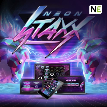 NetEnt : Neon Staxx - JFGAMING