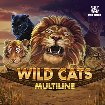 Redtiger : Wild Cats Multiline - JFGAMING